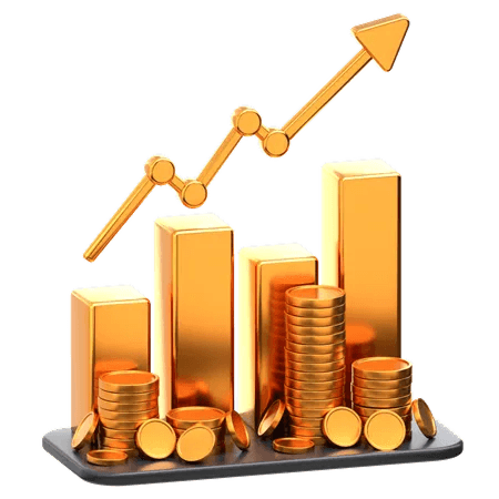 myGold Vision golden bar showing rising gold prices